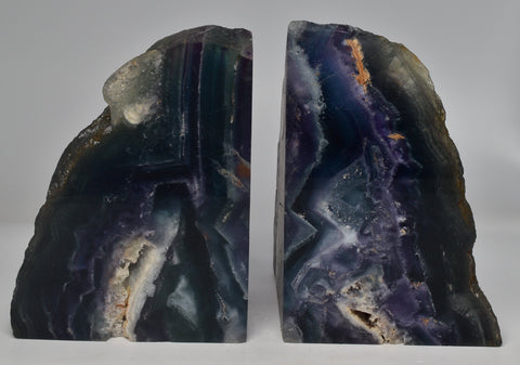 FLUORITE BOOKENDS P554