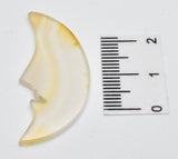 IRIS AGATE MOON CARVING P797