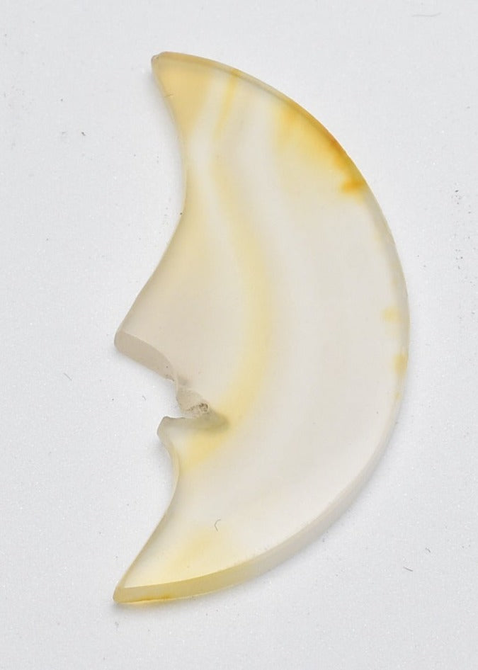IRIS AGATE MOON CARVING P797