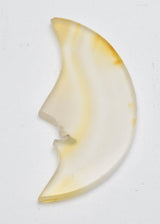 IRIS AGATE MOON CARVING P797