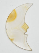 IRIS AGATE MOON CARVING P798