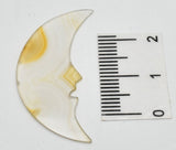 IRIS AGATE MOON CARVING P798