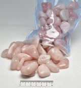 ROSE QUARTZ POLISHED TUMBLES 1KG BAG P397