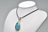 AZURITE & MALACHITE PENDANT J94