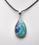 AZURITE & MALACHITE PENDANT J94