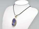 AZURITE & MALACHITE PENDANT J91