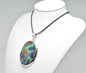 AZURITE & MALACHITE set in STERLING SILVER PENDANT J97