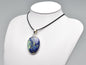 AZURITE & MALACHITE PENDANT set in STERLING  J95