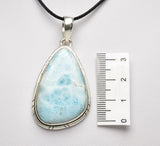 LARIMAR TEAR DROP PENDENT J77