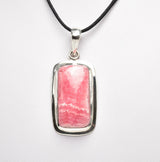 RHODOCHROSITE PENDANT set in STERLING SILVER J85