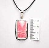 RHODOCHROSITE PENDANT set in STERLING SILVER J85