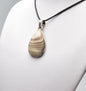 FLINT PENDANT set in STERLING SILVER J109