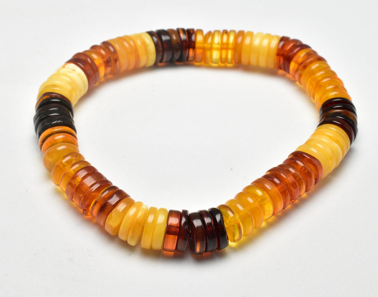 AMBER BEAED BRACELET J104