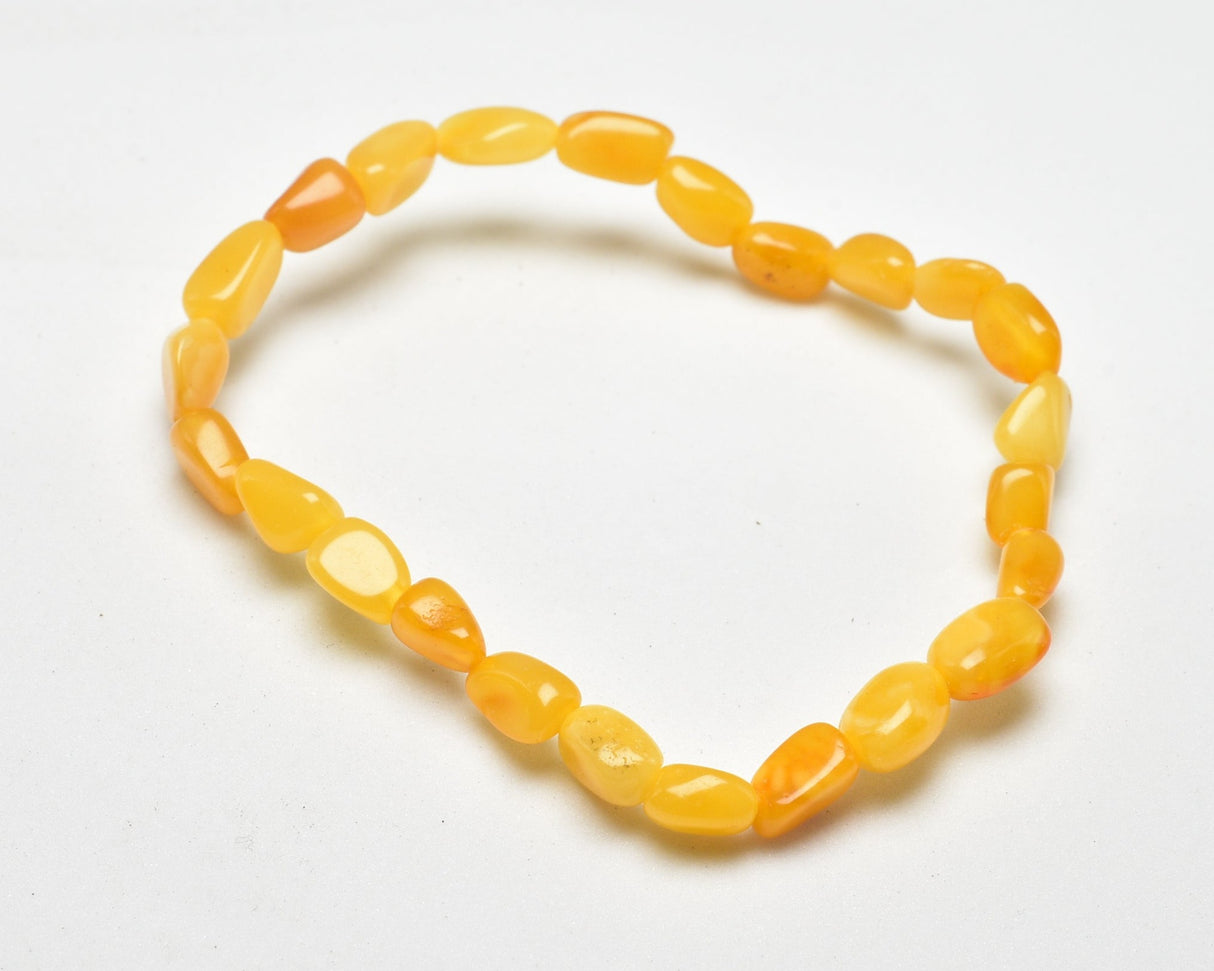 AMBER BEADED BRACELET J102