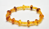 AMBER BEADED BRACELET J121