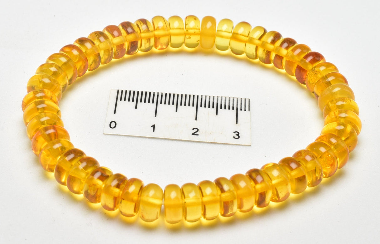 AMBER BEADED BRACELET J103