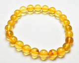 AMBER BEADED BRACELET J96