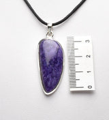 CHAROITE PENDANT set in STERLING SILVER J45