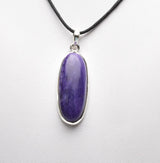 CHAROITE PENDANT set in STERLING SILVER J46