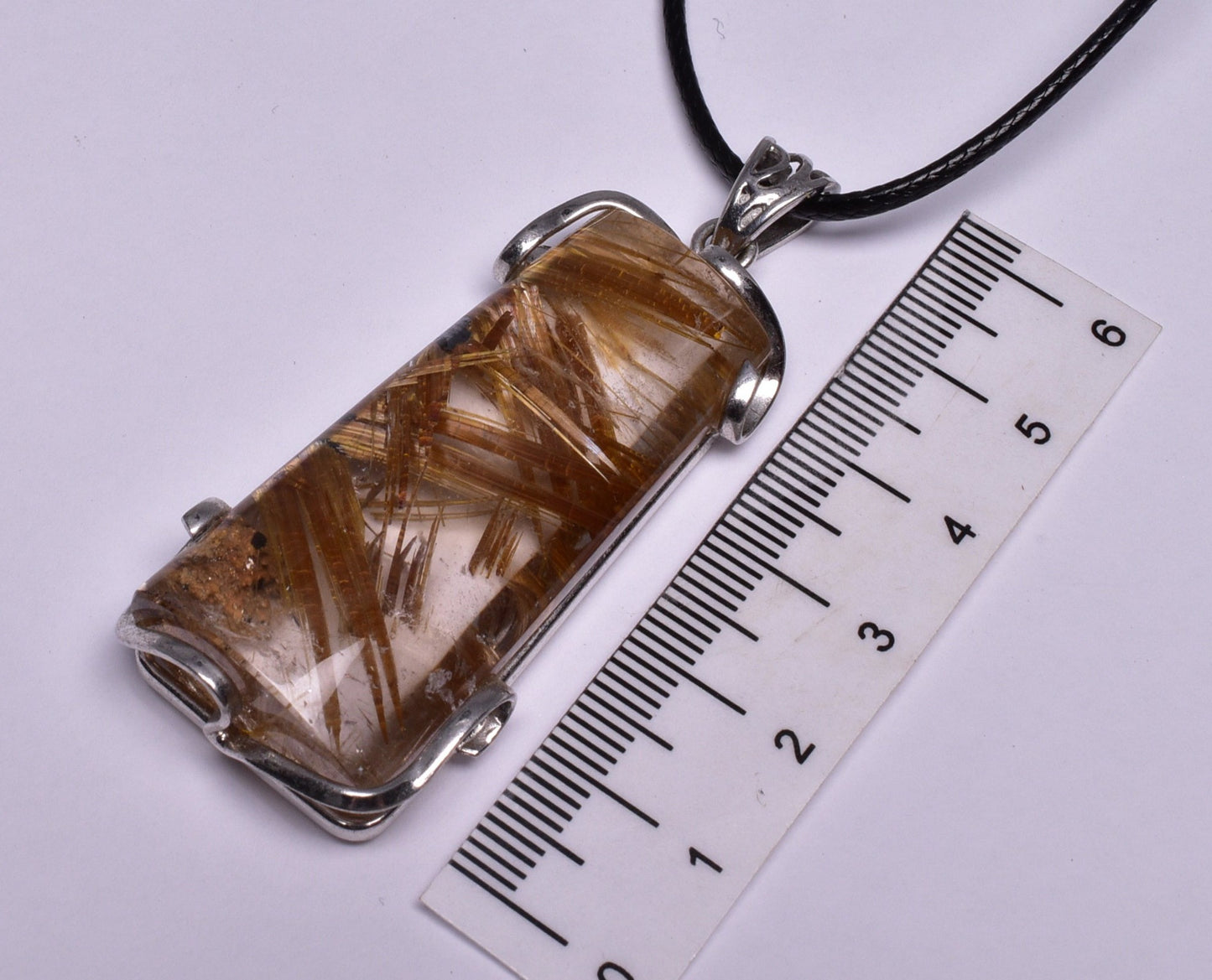 RUTILATED QUARTZ PENDANT J146