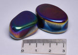 2 x IRIDESCENT HEMATITE POWER MAGNETS P194