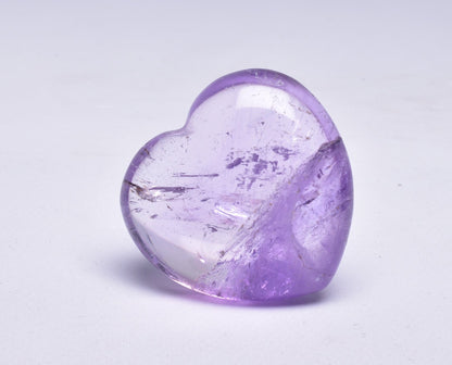 AMETHYST PUFFY HEART P136