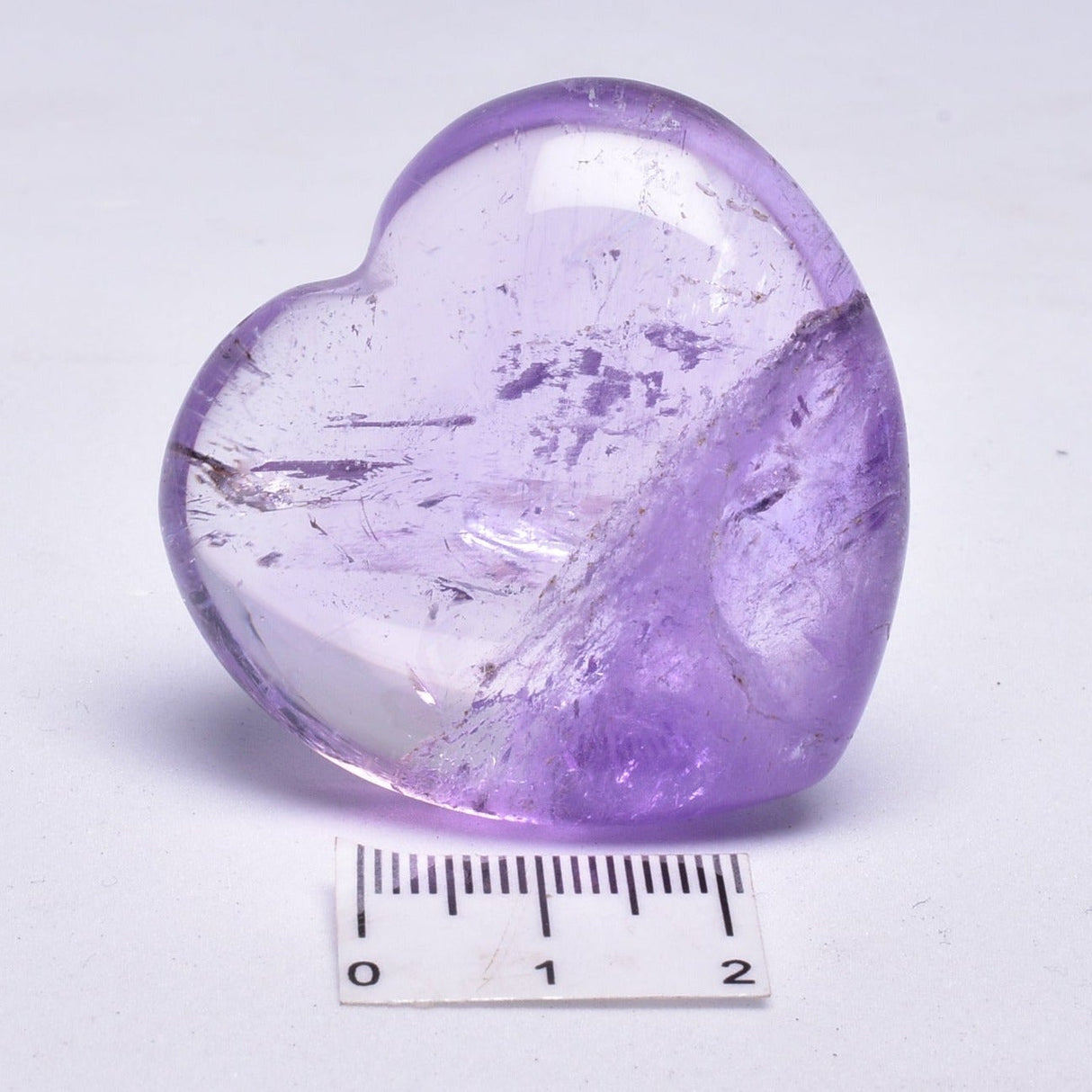 AMETHYST CRYSTAL PUFFY HEART P136