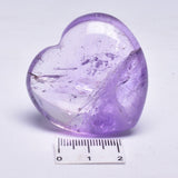 AMETHYST CRYSTAL PUFFY HEART P136