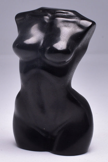 BLACK OBSIDIAN FEMALE BODY FIGURE P521