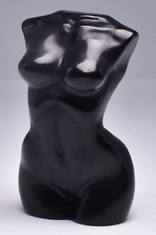 BLACK OBSIDIAN FEMALE BODY FIGURE P521