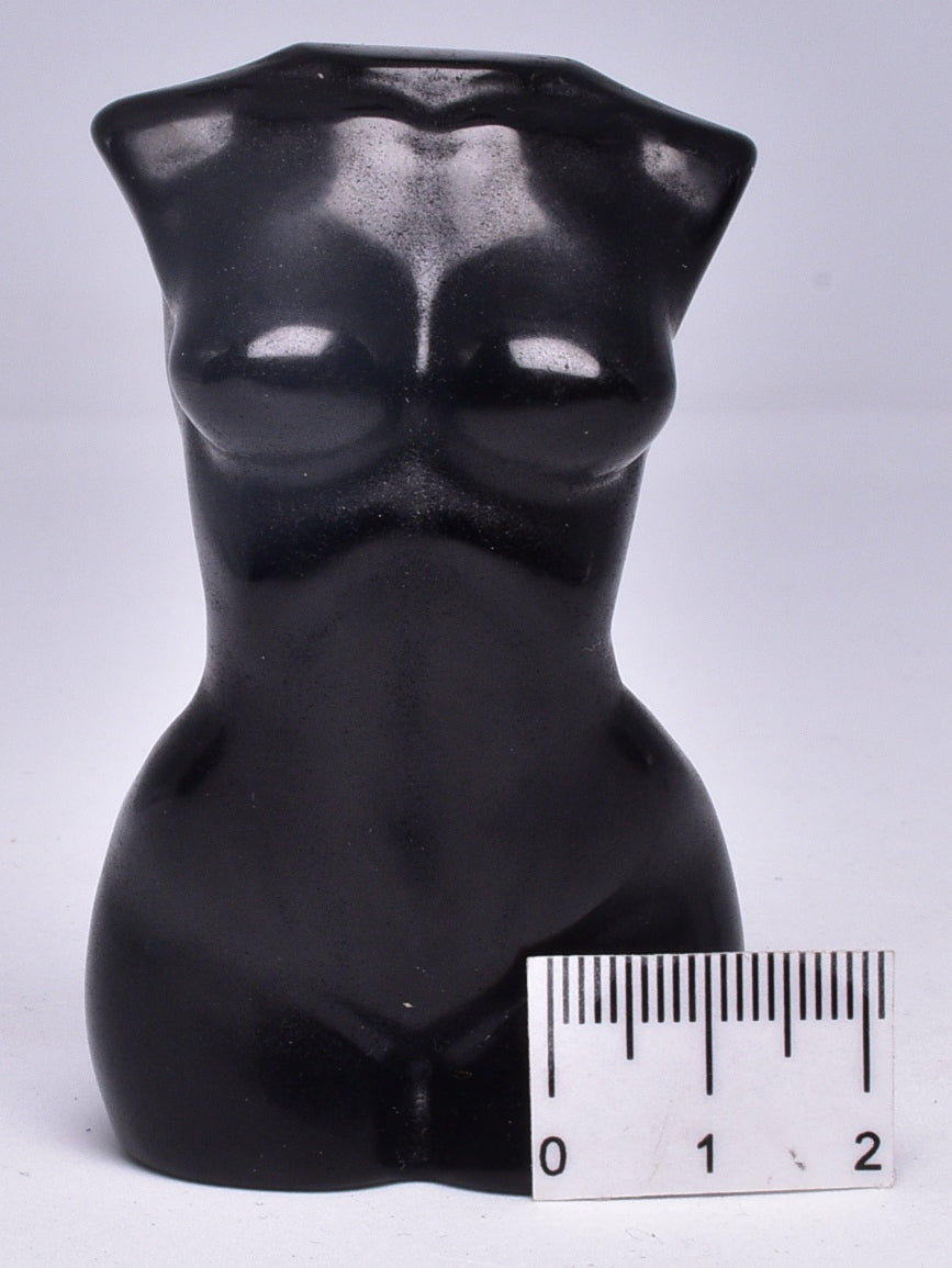 BLACK OBSIDIAN FEMALE BODY FIGURE P521