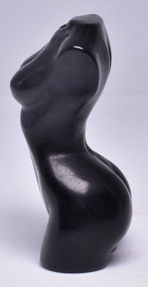 BLACK OBSIDIAN FEMALE BODY FIGURE P521