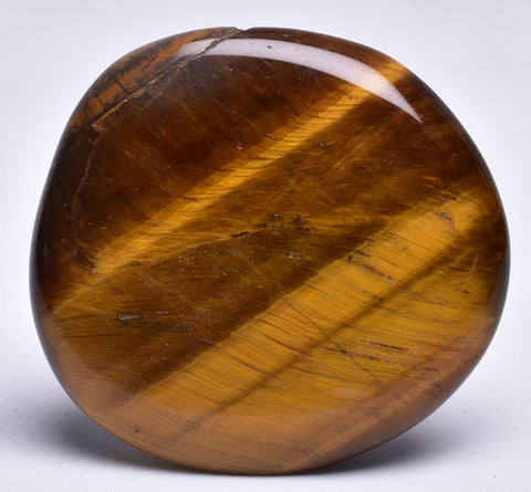 TIGER EYE POLISHED CRYSTAL PALM STONE P32