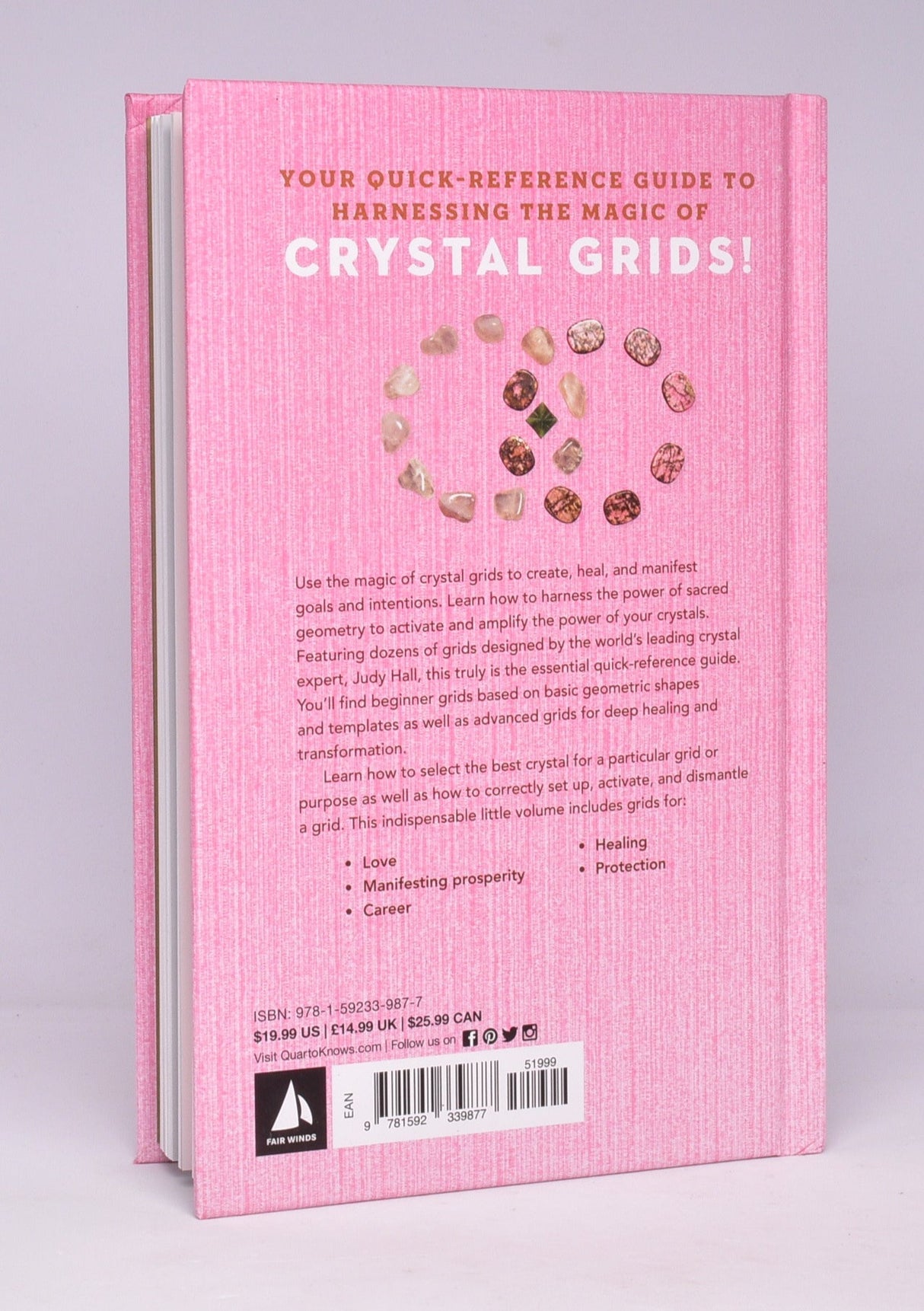 CRYSTAL GRIDS HANDBOOK BY JUDY HALL B13