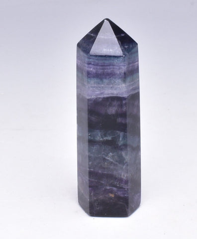 RAINBOW FLUORITE TOWER P688