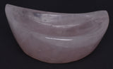 ROSE QUARTZ CRYSTAL MOON SHALLOW DISH P356