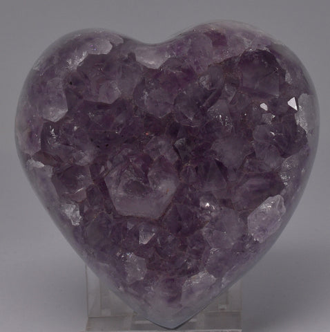 AMETHYST HEART CLUSTER P630