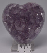 AMETHYST HEART CLUSTER P630