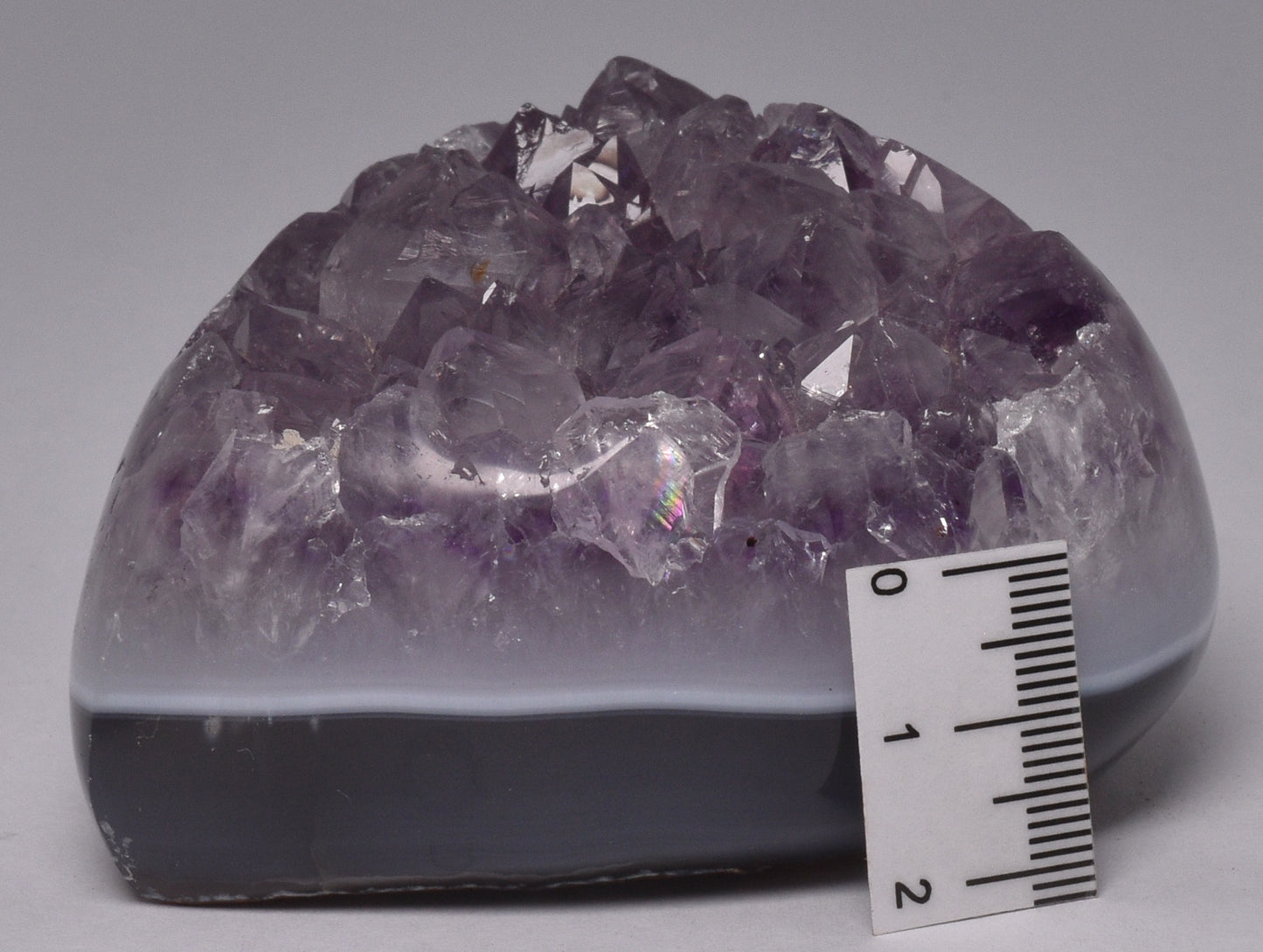 AMETHYST HEART CLUSTER P630