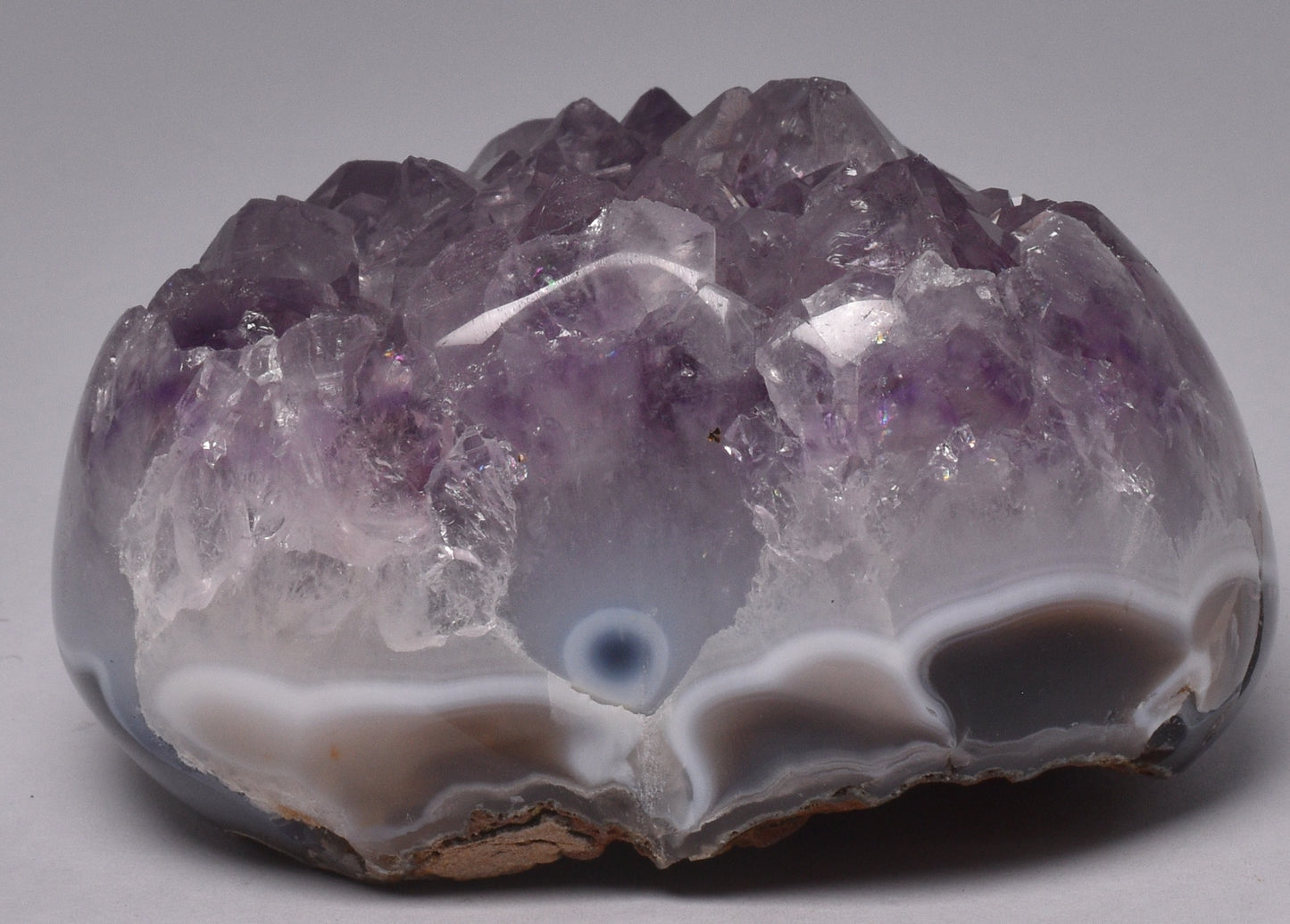 AMETHYST HEART CLUSTER P630
