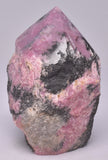 RHODONITE 6 SIDED CARVED POINT P644