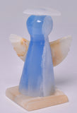 DYED ONYX ANGEL CARVING 7.5 cm P901
