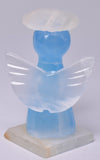 DYED ONYX ANGEL CARVING 7.5 cm P902