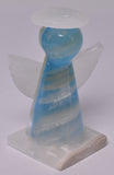 DYED ONYX ANGEL CARVING 7.5 cm P916