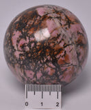 RHODONITE CRYSTAL SPHERE P912