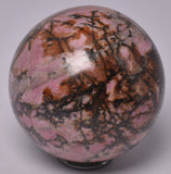 RHODONITE CRYSTAL SPHERE P912