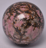 RHODONITE CRYSTAL SPHERE P912