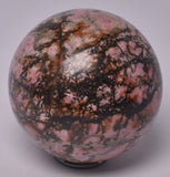 RHODONITE CRYSTAL SPHERE P912