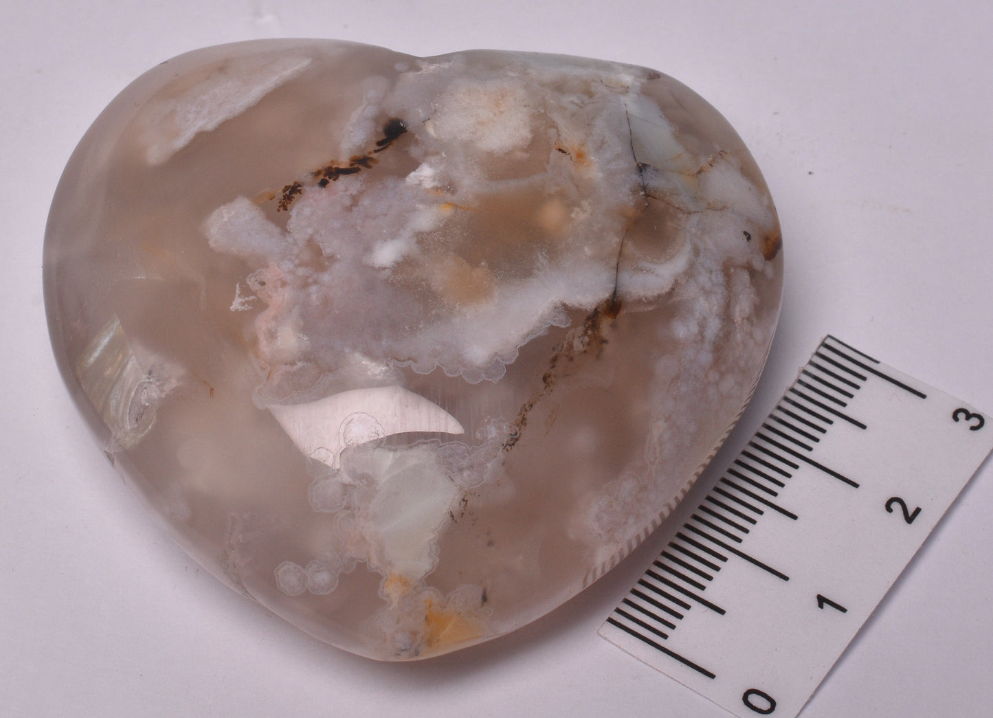 FLOWER AGATE HEARTS P919
