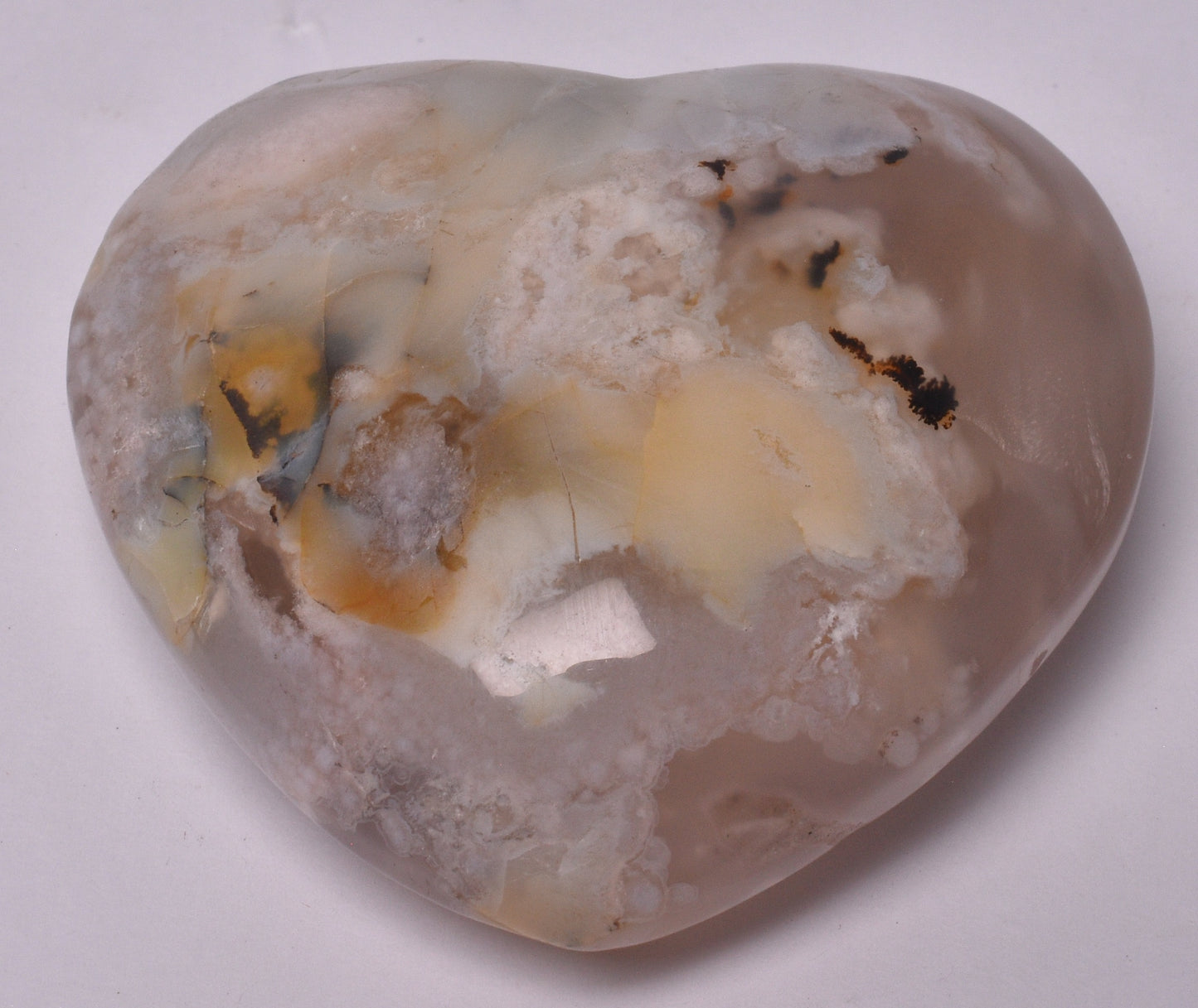 FLOWER AGATE HEARTS P919